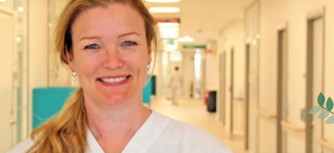 Anna Cunningham, MS-sjuksköterska på Centrum för neurologi vid Akademiskt Specialistcentrum.